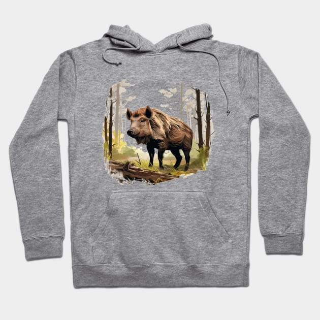 Wild Boar Hoodie by zooleisurelife